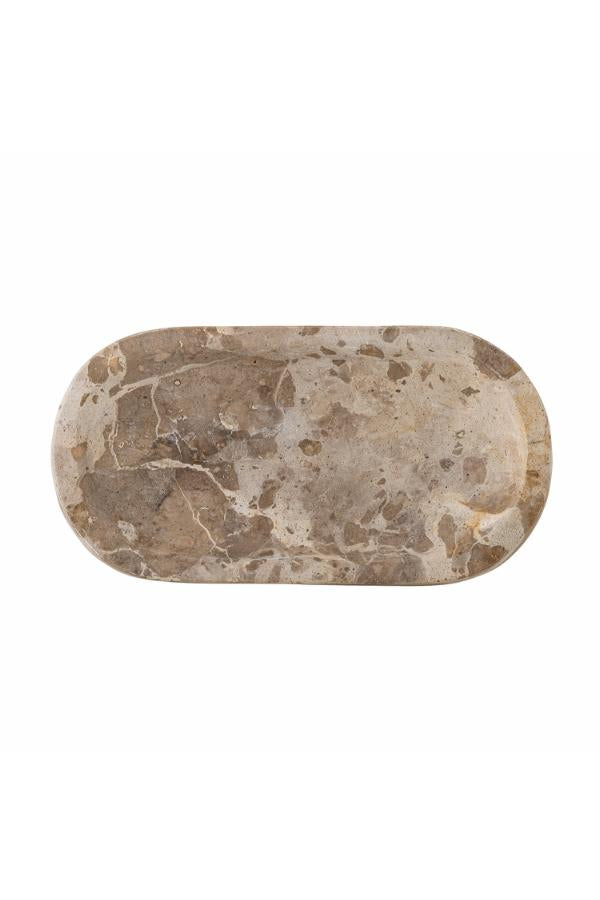Bloomingville Shao Tray, Nature, Marble