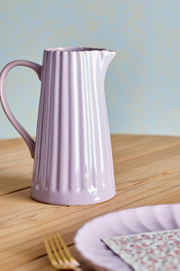 Bloomingville Latina Jug, Rose, Stoneware