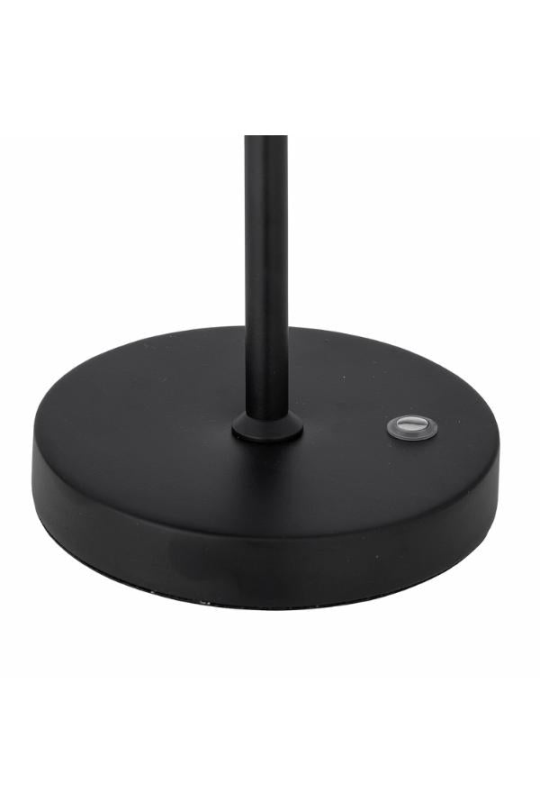 Bloomingville Lianna Portable Lampe, Rechargeable, Black, Metal