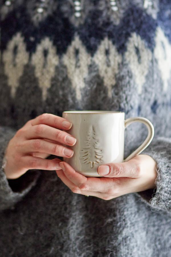 Bloomingville Winter Cup, Nature, Stoneware