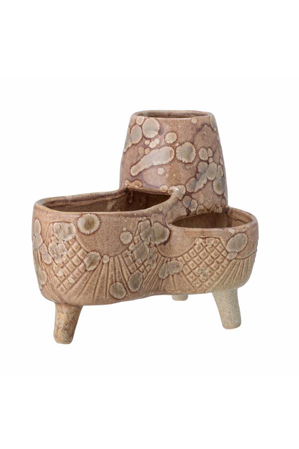 Creative Collection Shaya Flowerpot, Nature, Stoneware