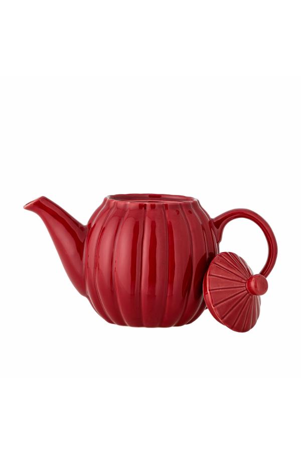 Bloomingville Latina Teapot, Red, Stoneware