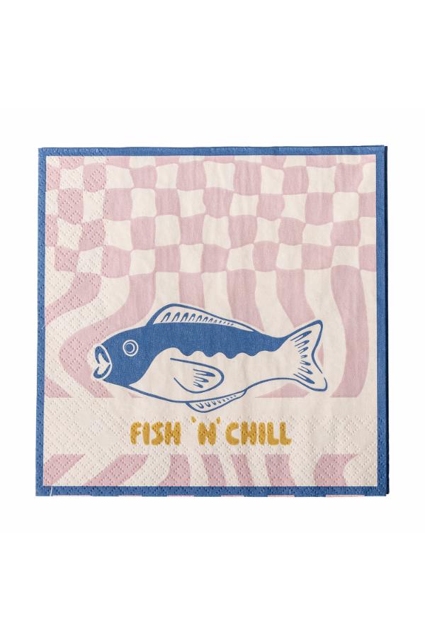 Bloomingville Remy Napkin, Multi, FSC®Mix, Paper
