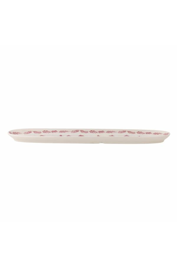 Bloomingville Wonderland Serving Plate, Rose, Stoneware