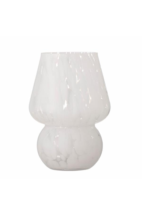 Bloomingville Halim Vase, White, Glass