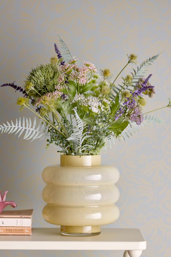 Bloomingville Sahara Vase, Yellow, Glass