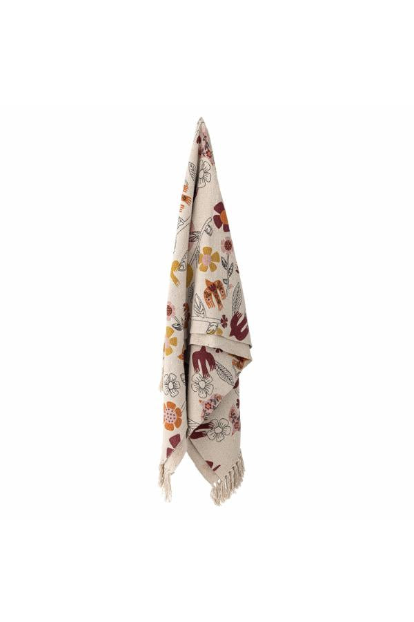 Bloomingville Vivielle Throw, Multi, Recycled Cotton