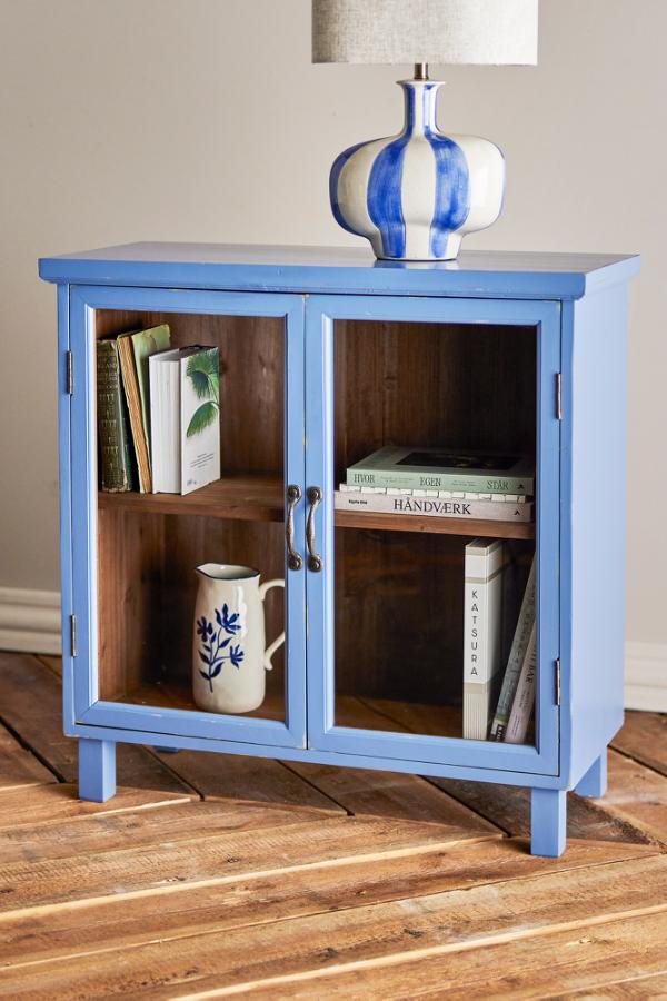 Creative Collection Hazem Cabinet, Blue, Firwood