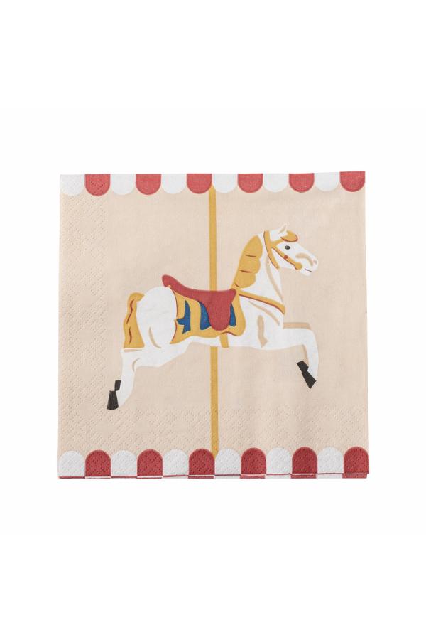 Bloomingville Merry-go-round Napkin, Multi, FSC®Mix, Paper