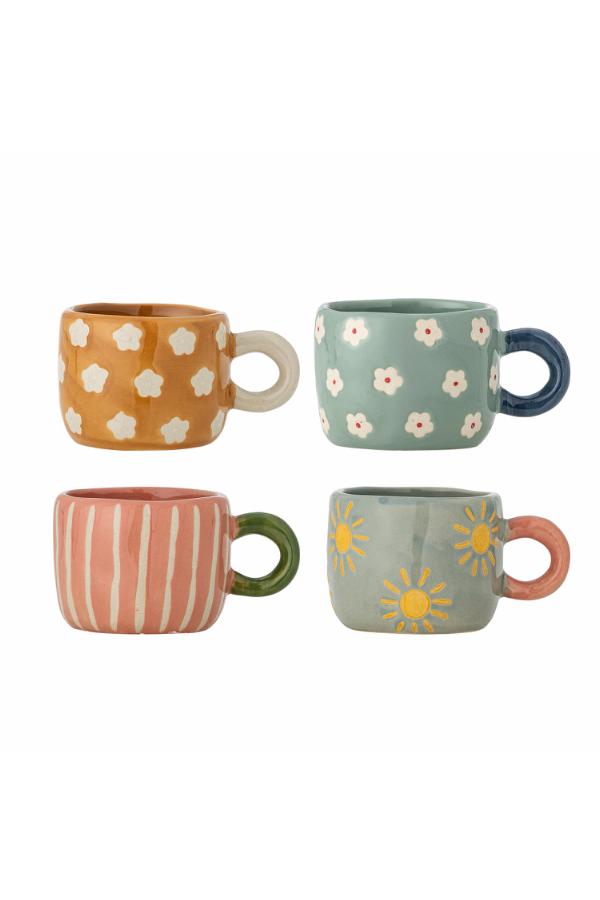 Bloomingville Nini Cup, Multipack, Multi, Stoneware