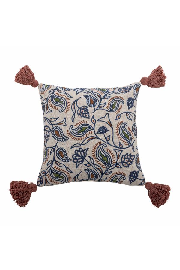 Creative Collection Paisley Cushion, Multi, Recycled Cotton