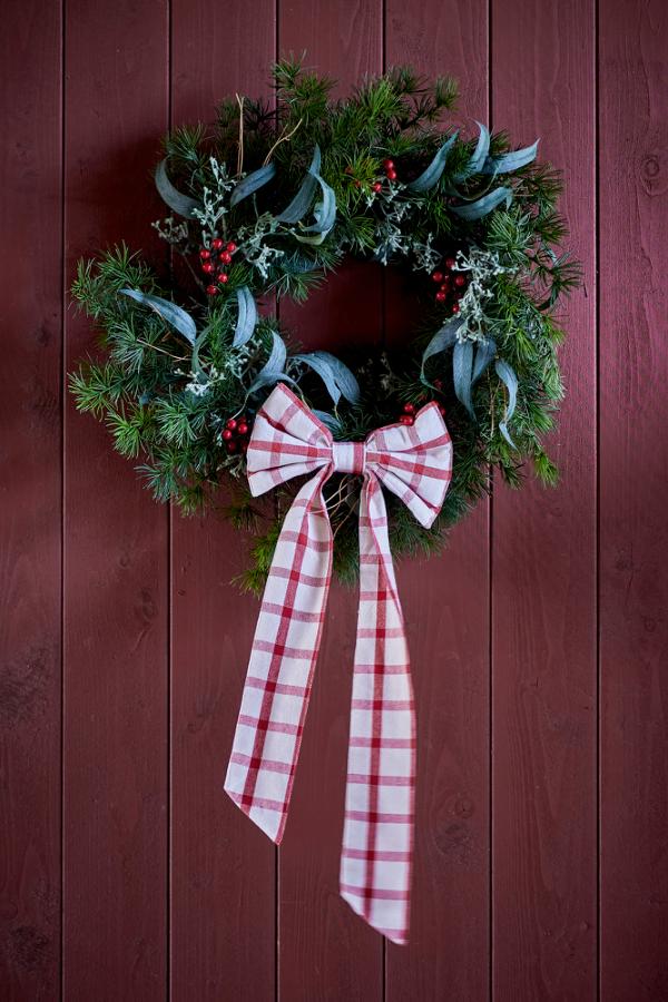Bloomingville Ruby Deco Bow, Red, Cotton