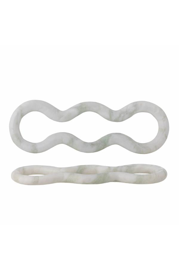 Bloomingville Vivien Trivet, Green, Marble