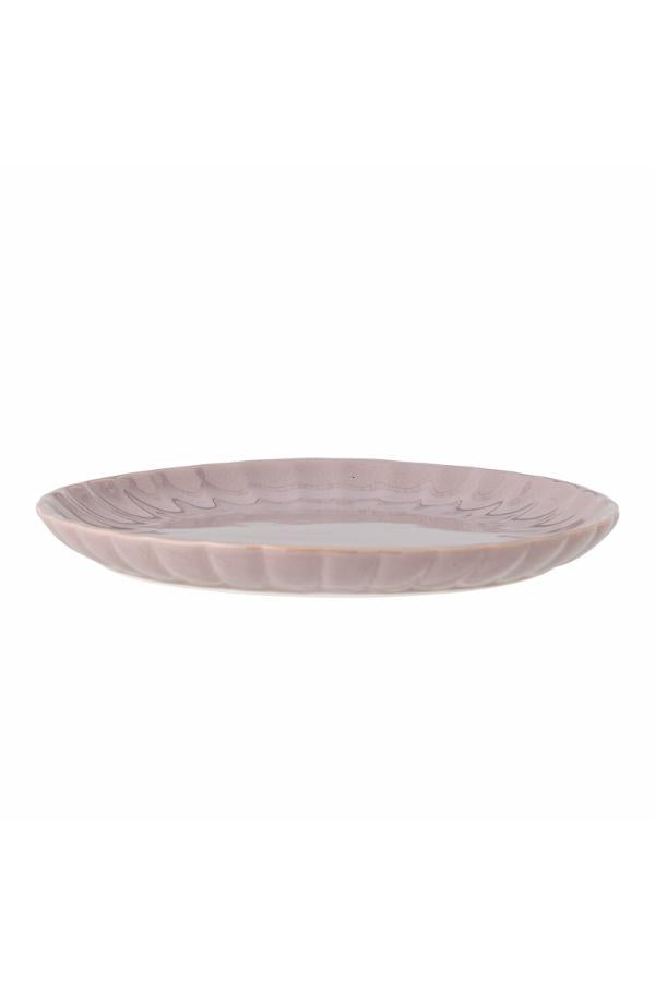 Bloomingville Latina Plate, Rose, Stoneware