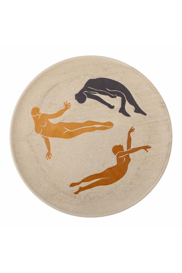Bloomingville Harlow Wall Decor, Brown, Stoneware