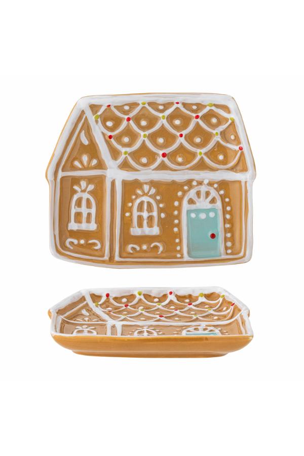 Bloomingville Ginnie Serving Plate, Brown, Ceramic