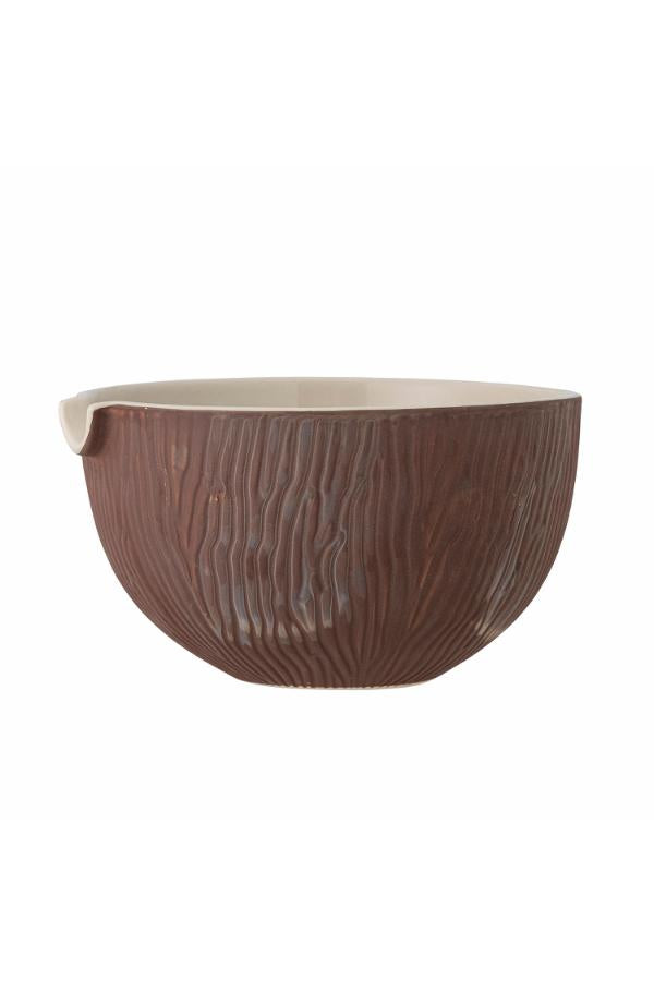 Bloomingville Toula Bowl, Brown, Stoneware