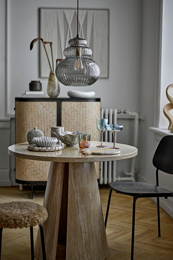 Bloomingville Sybia Pendant Lamp, Grey, Glass