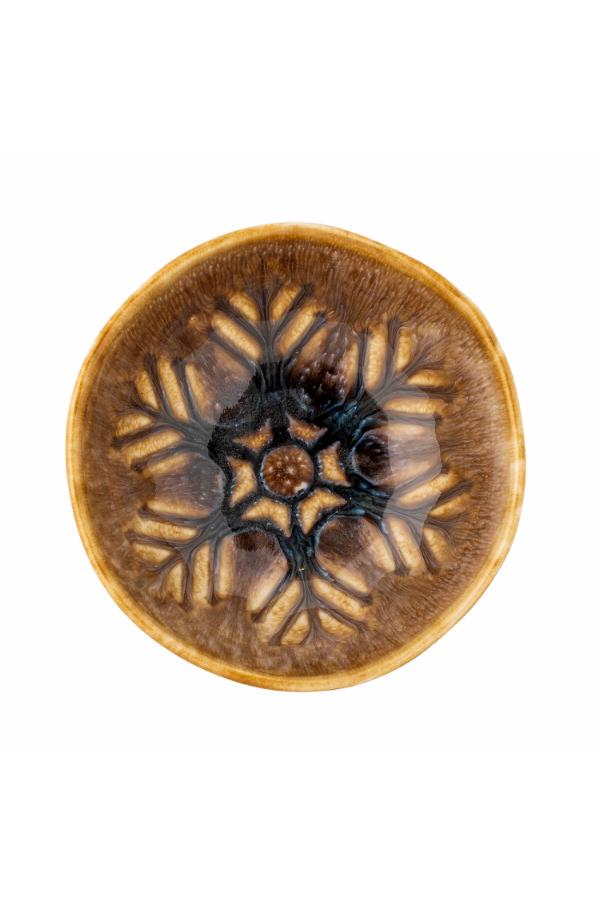 Bloomingville Acco Bowl, Brown, Stoneware