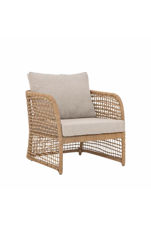 Bloomingville Penzano Lounge Chair, Nature, Polyrattan