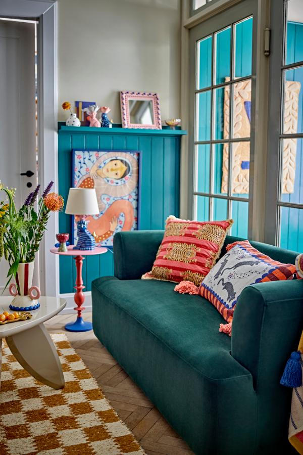 Bloomingville Morgan Sofa, Green, Polyester