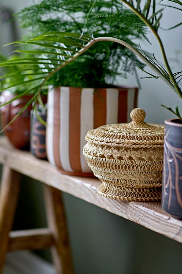 Bloomingville Abas Deco Flowerpot, Brown, Terracotta