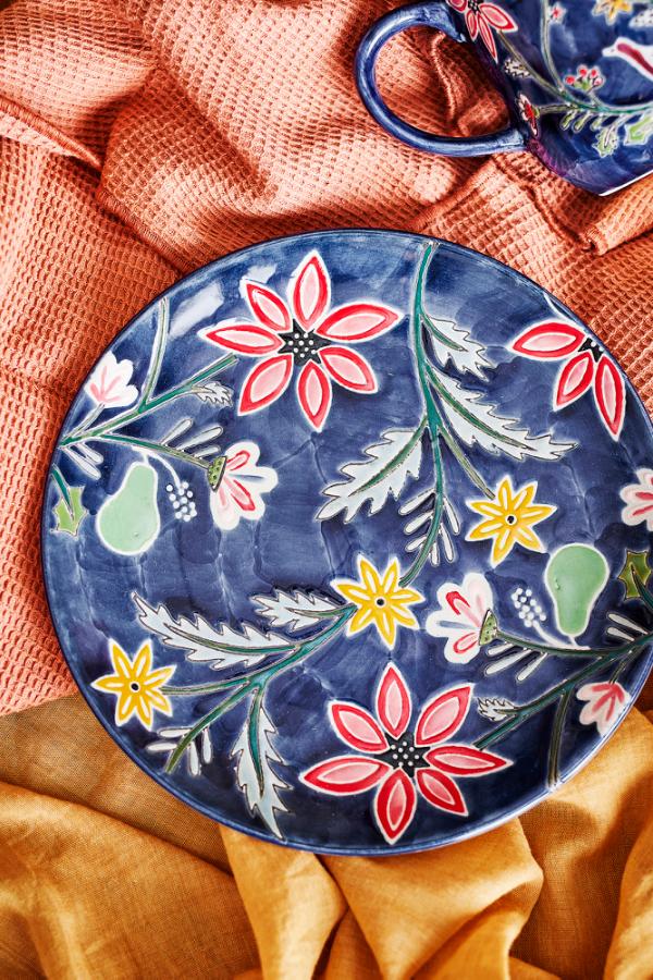 Creative Collection Meredith Plate, Multi, Stoneware