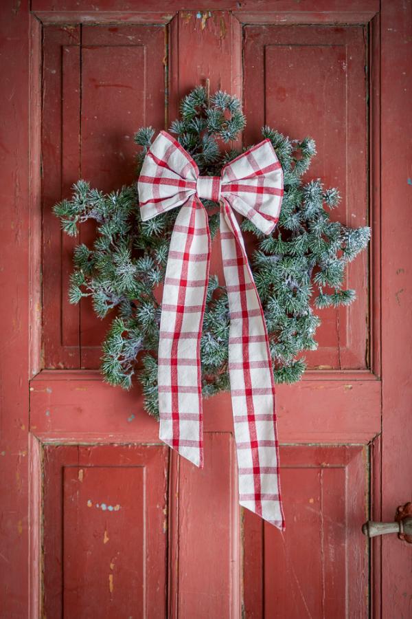 Bloomingville Ruby Deco Bow, Red, Cotton