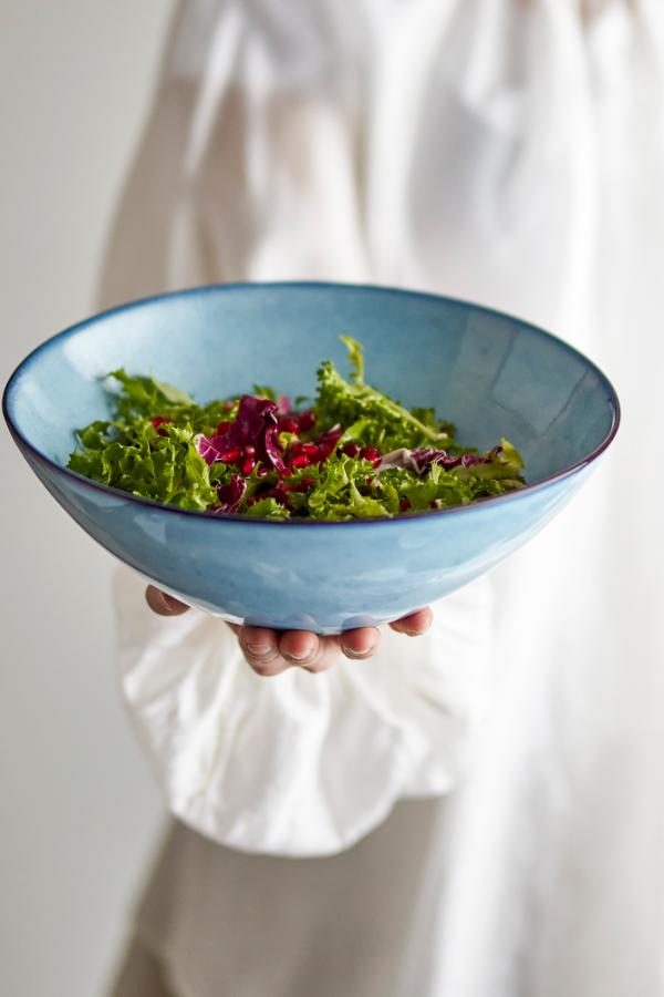 Bloomingville Sandrine Bowl, Blue, Stoneware