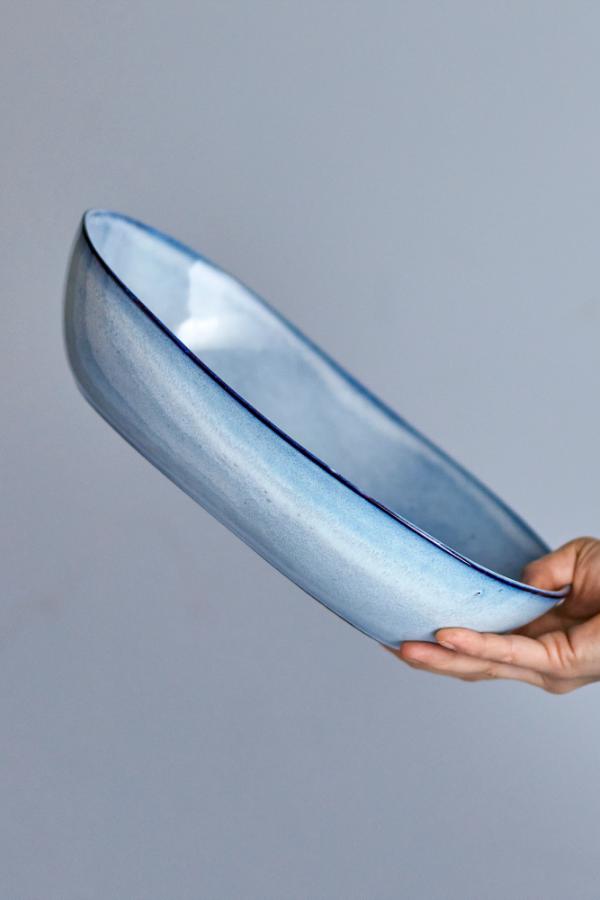 Bloomingville Sandrine Bowl, Blue, Stoneware
