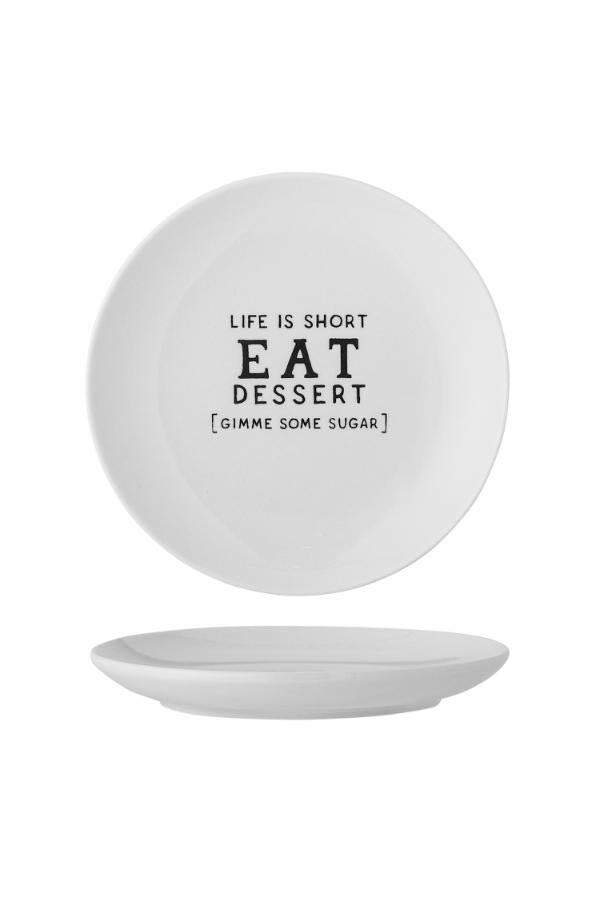 Creative Collection Wendy Plate, White, Stoneware