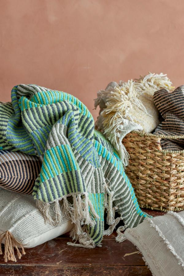 Creative Collection Isnel Throw, Multi, Recycled Cotton