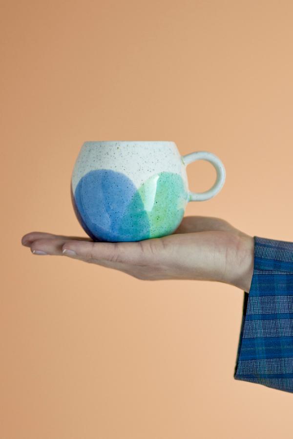 Bloomingville Paula Cup, Blue, Stoneware