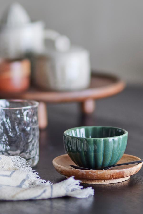 Bloomingville Latina Bowl, Green, Stoneware