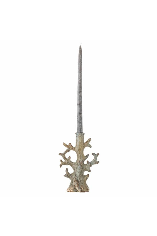 Creative Collection Bridget Candle Holder, Grey, Stoneware