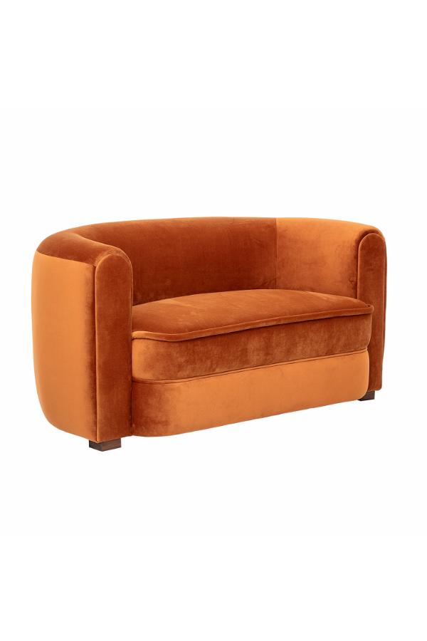 Creative Collection Malala Sofa, Orange, Polyester