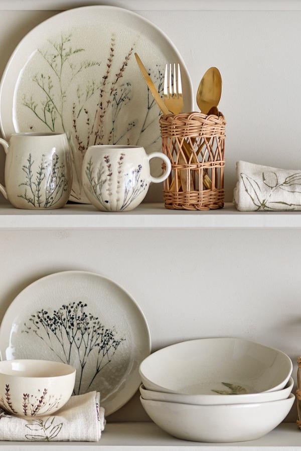 Bloomingville Bea Breakfast Set, Nature, Stoneware