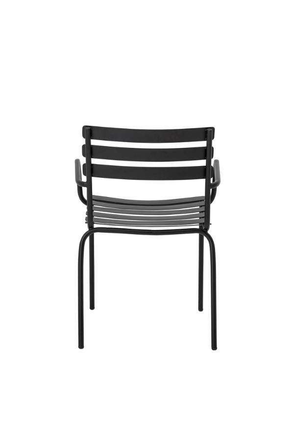 Bloomingville Monsi Dining Chair, Black, Galvanized Metal