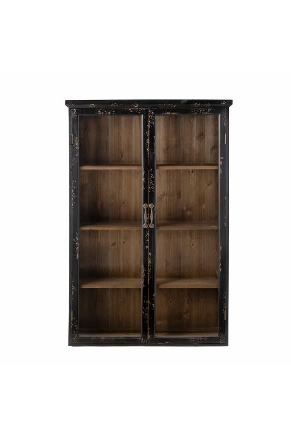 Creative Collection Hazem Cabinet, Black, Firwood