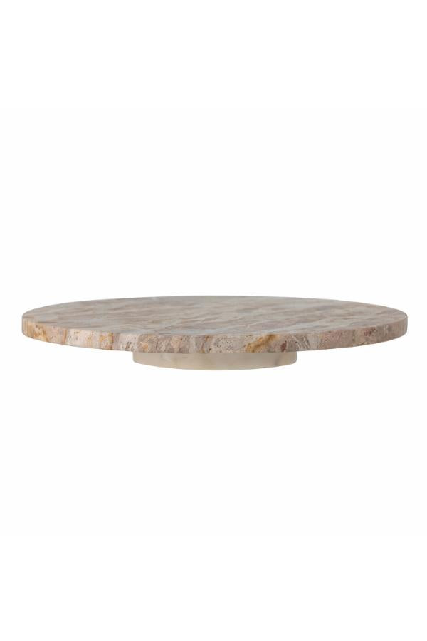 Bloomingville Nuni Turntable, Nature, Marble