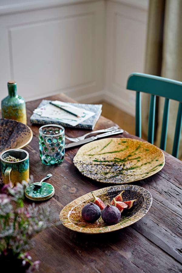 Creative Collection Larken Serving Plate, Multi, Stoneware