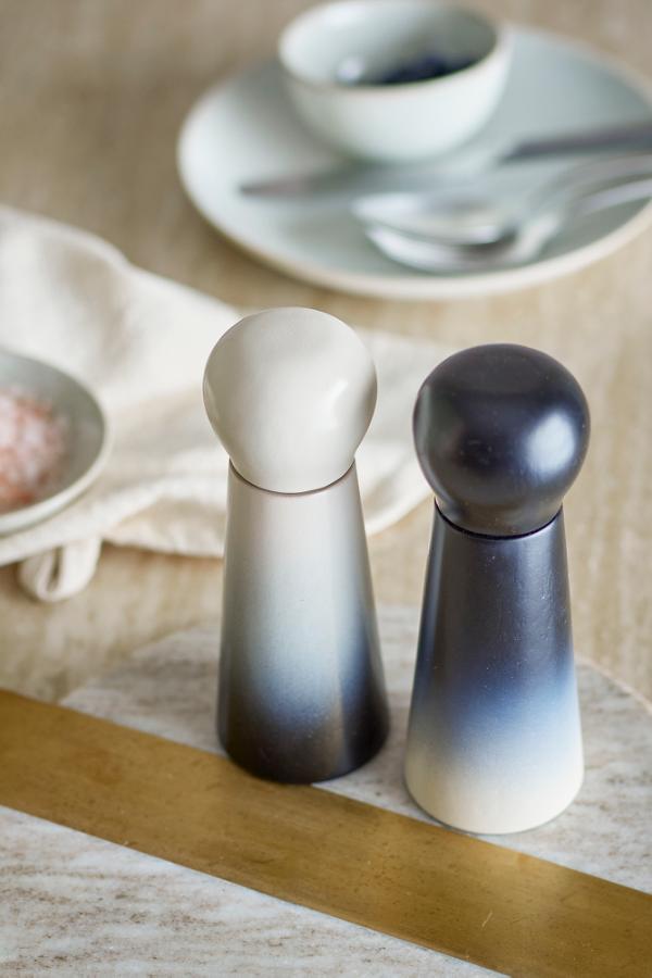 Bloomingville Hyman Salt & Pepper Mill, Black, Rubberwood
