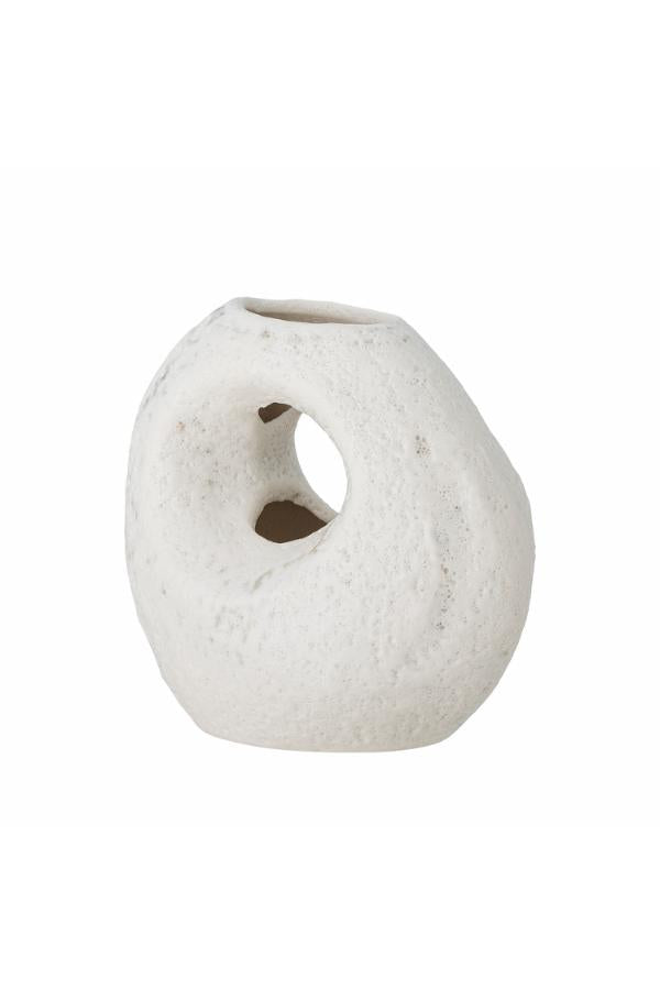 Bloomingville Caia Vase, White, Stoneware
