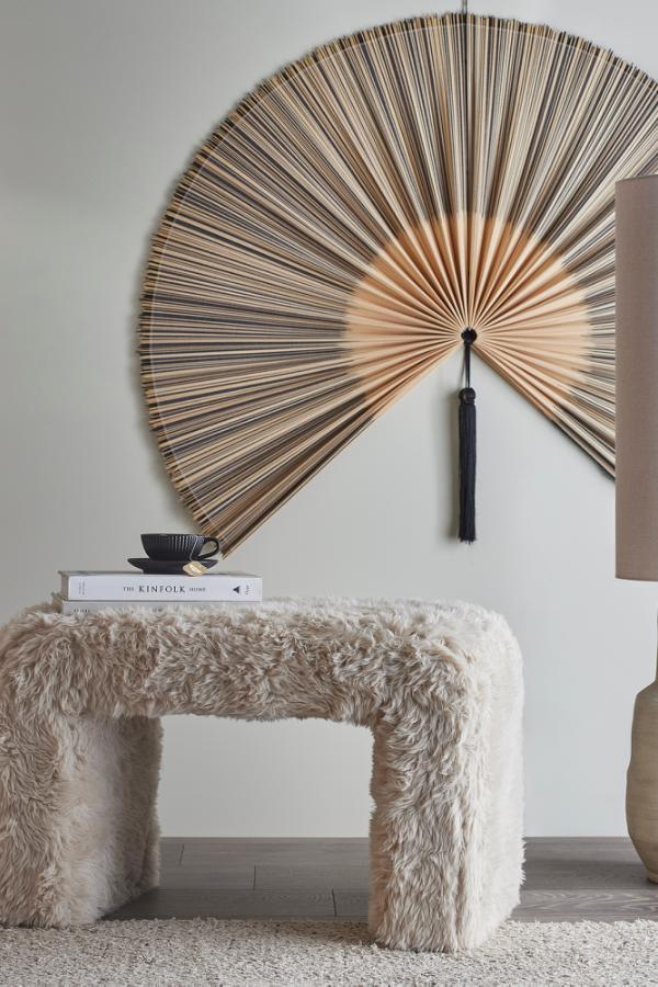 Bloomingville Bobbie Stool, Nature, Polyester