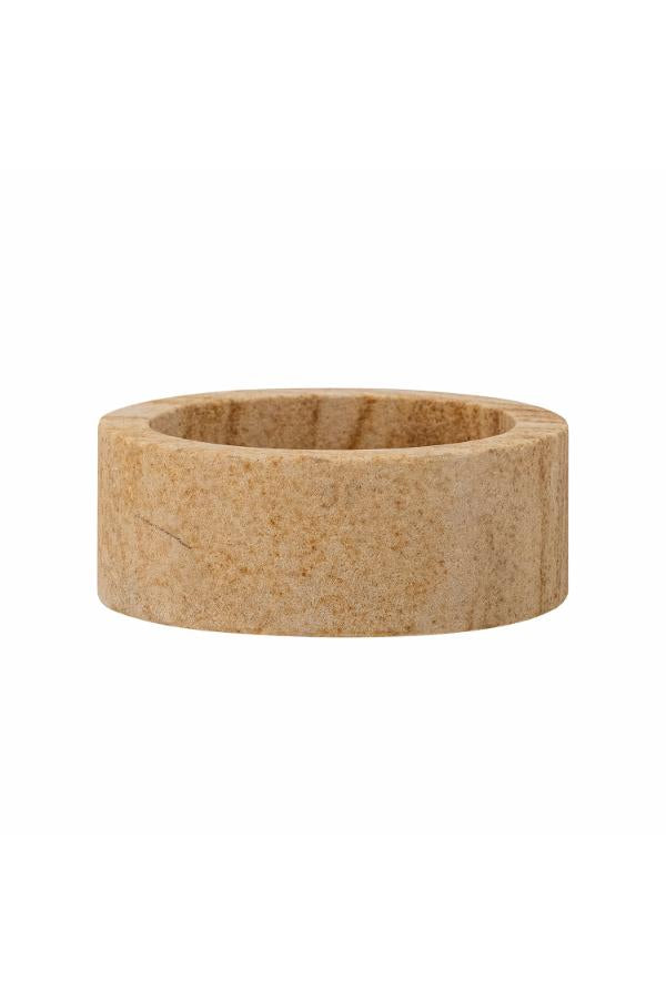 Bloomingville Dalin Votive & Candle Holder, Brown, Sandstone