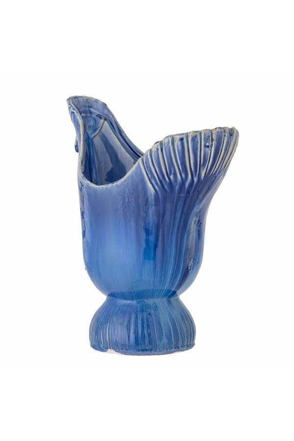 Creative Collection Wylie Vase, Blue, Stoneware