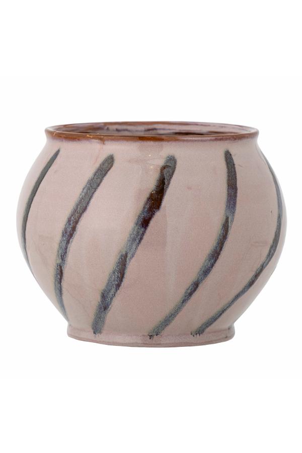 Bloomingville Iman Flowerpot, Rose, Stoneware