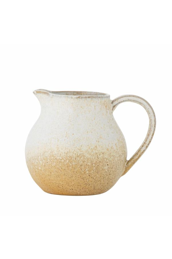 Bloomingville Paula Milk Jug, Nature, Stoneware