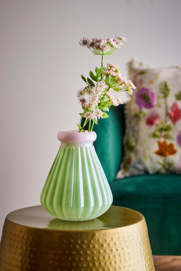 Creative Collection Judith Vase, Green, Glass