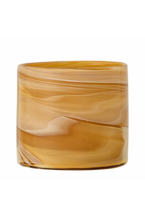 Bloomingville Sylas Votive, Orange, Glass